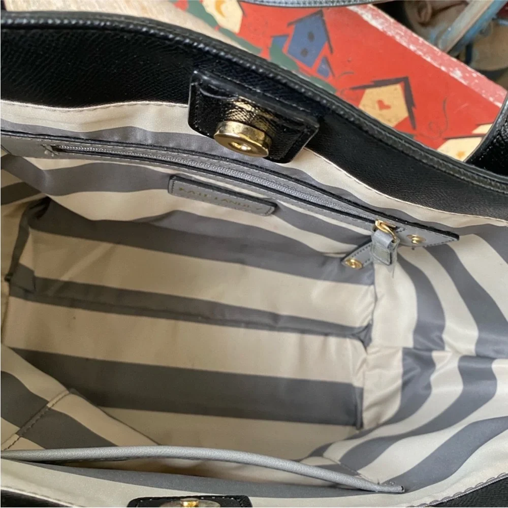 Kate Landry Celestial Charm Black Shoulder Bag‎